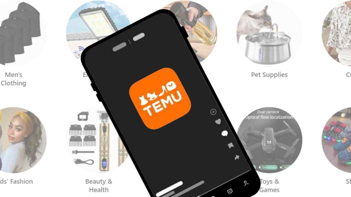 Exploring categories within the Latest Products on Temu