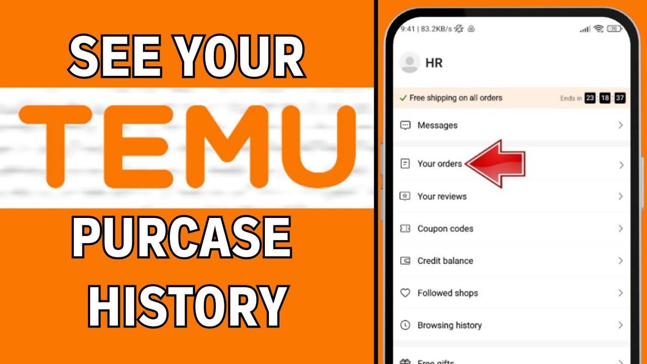 How the Temu App Makes It Easy to View Past Orders